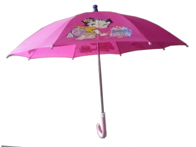 17" straight Children  umbrella,manual-open